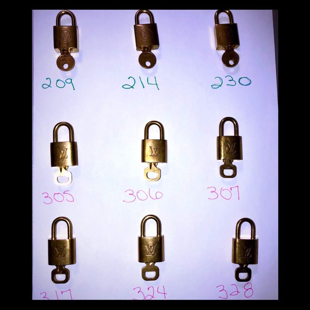 Louis Vuitton Padlock and key